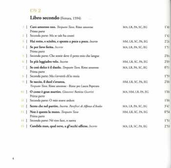 2CD Les Arts Florissants: Madrigali (Libri Primo & Secondo)