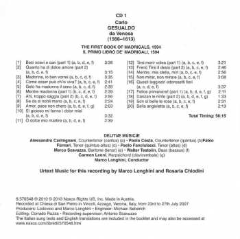 7CD/Dobozkészlet Carlo Gesualdo: The Complete Madrigals