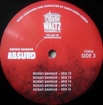 2LP Carlo Maria Cordio: Absurd (Rosso Sangue) LTD
