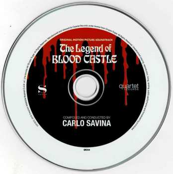 CD Carlo Savina: The Legend Of Blood Castle (Original Motion Picture Soundtrack) LTD
