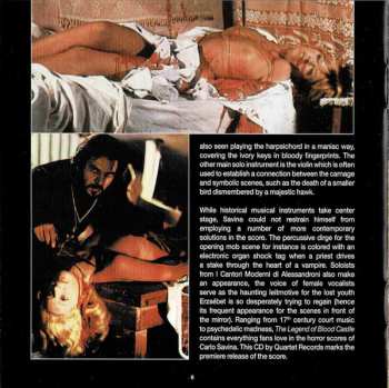 CD Carlo Savina: The Legend Of Blood Castle (Original Motion Picture Soundtrack) LTD