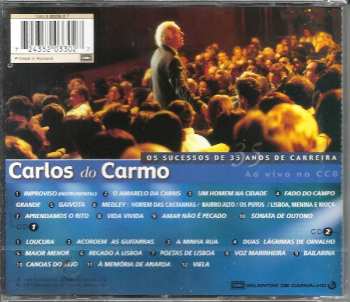 2CD Carlos Do Carmo: Ao Vivo No CCB