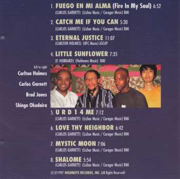 CD Carlos Garnett: Fuego En Mi Alma (Fire In My Soul)