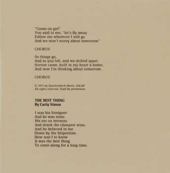 SACD Carly Simon: Carly Simon LTD | NUM