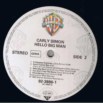 LP Carly Simon: Hello Big Man