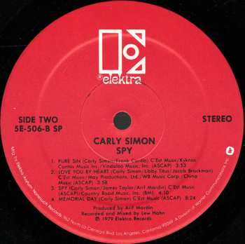 LP Carly Simon: Spy