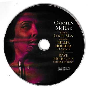 CD Carmen McRae: Sings Lover Man And Other Billie Holiday Classics & Dave Brubeck's Compositions
