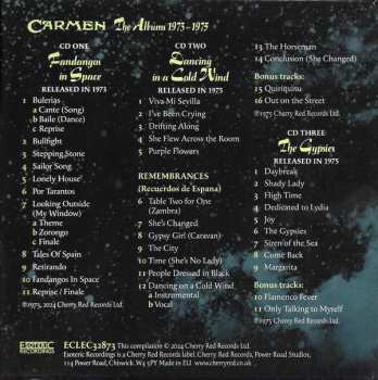 3CD/Dobozkészlet Carmen: The Albums 1973-1975