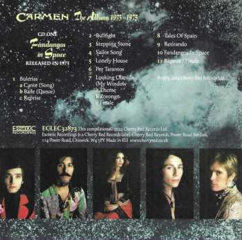 3CD/Dobozkészlet Carmen: The Albums 1973-1975