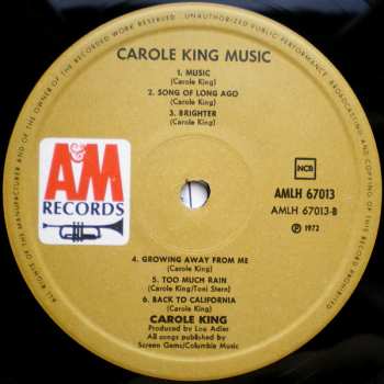LP Carole King: Carole King Music