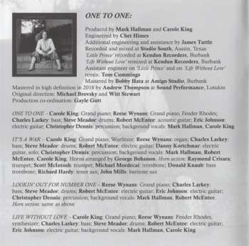 CD Carole King: One To One / Speeding Time