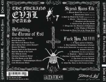 3CD/Dobozkészlet Carpathian Forest: The Fucking Evil Years