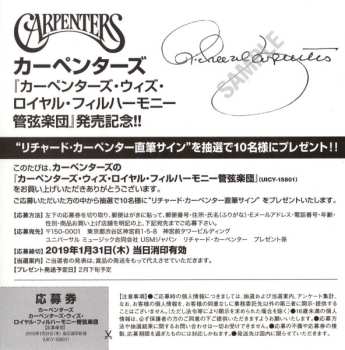 CD The Royal Philharmonic Orchestra: Carpenters With The Royal Philharmonic Orchestra