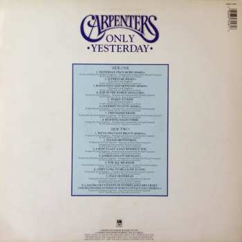LP Carpenters: Only Yesterday - Richard & Karen Carpenter's Greatest Hits