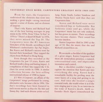 2CD Carpenters: Yesterday Once More (Greatest Hits 1969 - 1983)
