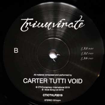 LP Carter Tutti Void: Triumvirate