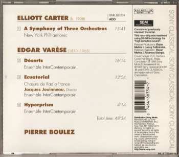 CD Pierre Boulez: A Symphony Of Three Orchestras / Déserts · Ecuatorial · Hyperprism