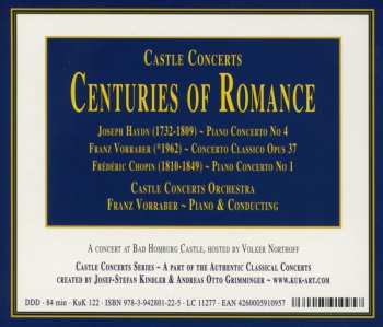 CD Castle Concerts: Centuries Of Romance