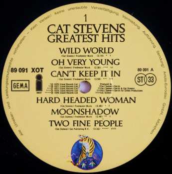 LP Cat Stevens: Greatest Hits