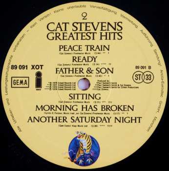 LP Cat Stevens: Greatest Hits