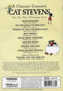 DVD Cat Stevens: A Classic Concert: Tea For The Tillerman Live