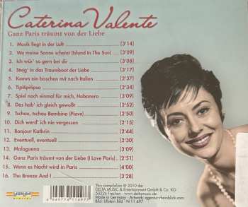 CD Caterina Valente: Ganz Paris Träumt Von Der Liebe
