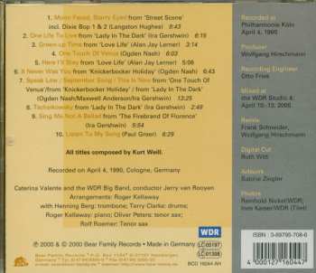 CD Caterina Valente: Kurt Weill - American Songs