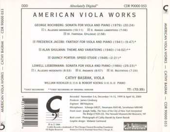 CD Alan Shulman: American Viola Works