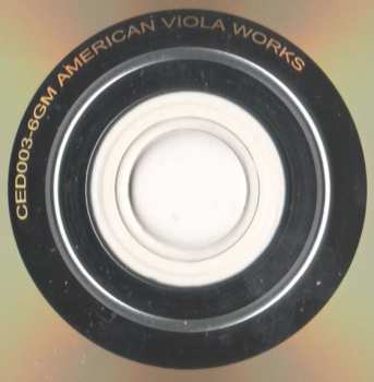 CD Alan Shulman: American Viola Works
