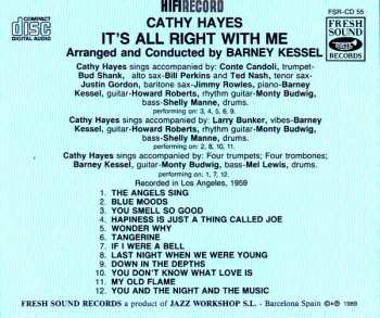 CD Cathy Hayes: It's All Right With Me