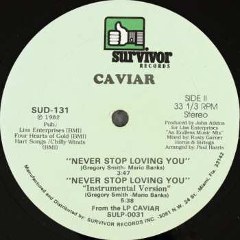 CD Caviar: Never Stop Loving You