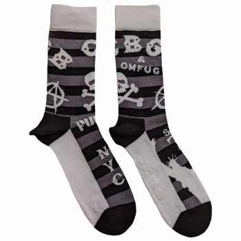 Merch Cbgb: Bokazokni Logo Cbgbs Striped