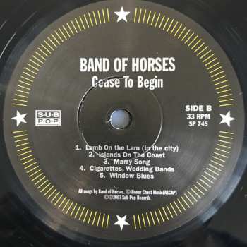 LP Band Of Horses: Cease To Begin