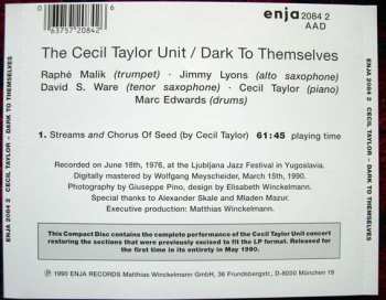 CD The Cecil Taylor Unit: Dark To Themselves