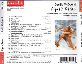 CD Cecilia McDowall: Piper's Dream