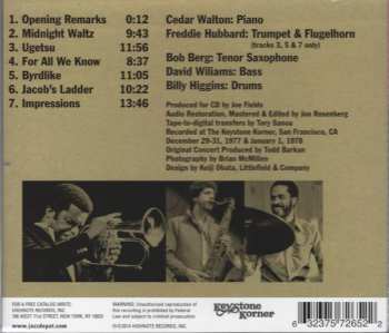 CD Freddie Hubbard: Reliving The Moment - Live At The Keystone Korner