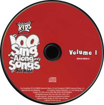 3CD Cedarmont Kids: 100 Sing Along Songs For Kids