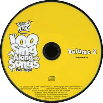 3CD Cedarmont Kids: 100 Sing Along Songs For Kids