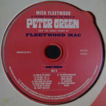 4LP/2CD/Dobozkészlet/Blu-ray Mick Fleetwood & Friends: Celebrate The Music Of Peter Green And The Early Years Of Fleetwood Mac DLX