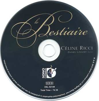 CD Céline Ricci: Le Bestiaire