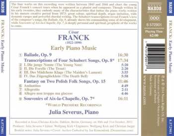 CD César Franck: Early Piano Music