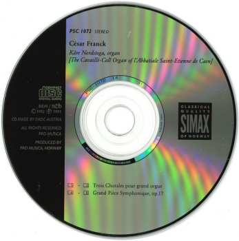 CD César Franck: Trois Chorales / Grand Pièce Symphonique