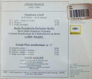 CD César Franck: Symphonie D-moll, Grand Pièce Symphonique