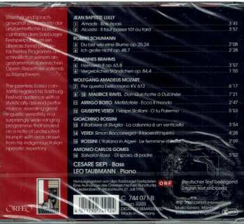 CD Cesare Siepi: Liederabend 