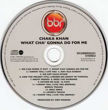 CD Chaka Khan: What Cha' Gonna Do For Me