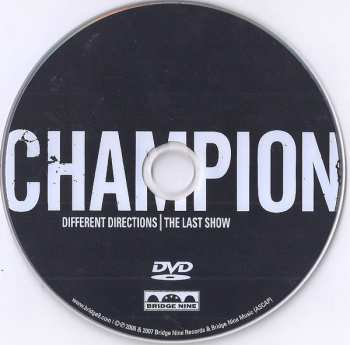 CD/DVD Champion: Different Directions (The Last Show)