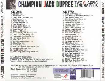 2CD Champion Jack Dupree: Two Classic Albums Plus 40s & 50s Singles: Blues From The Gutter And Natural & Soulful Blues