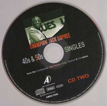 2CD Champion Jack Dupree: Two Classic Albums Plus 40s & 50s Singles: Blues From The Gutter And Natural & Soulful Blues