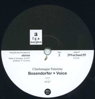 LP Charlemagne Palestine: Arpeggiated Bösendorfer + Falsetto Voice