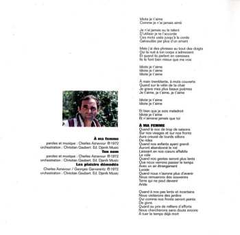 CD Charles Aznavour: Idiote Je T'aime...